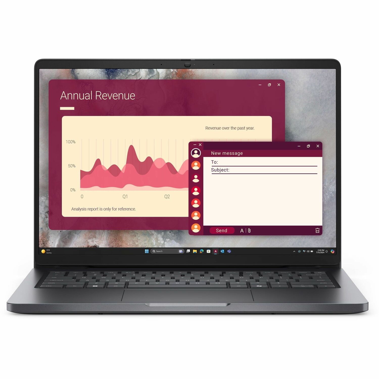 Dell Pro14 Notebook, 14" FHD+, U5-235, 16GB, 512GB, WL, W11p(Ai), 1Yos