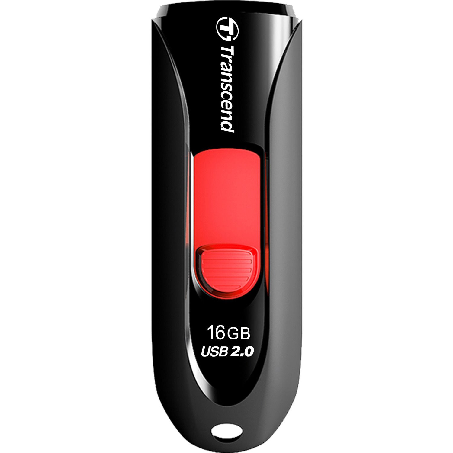 Transcend JetFlash 590 16 GB USB 2.0 Flash Drive - Red