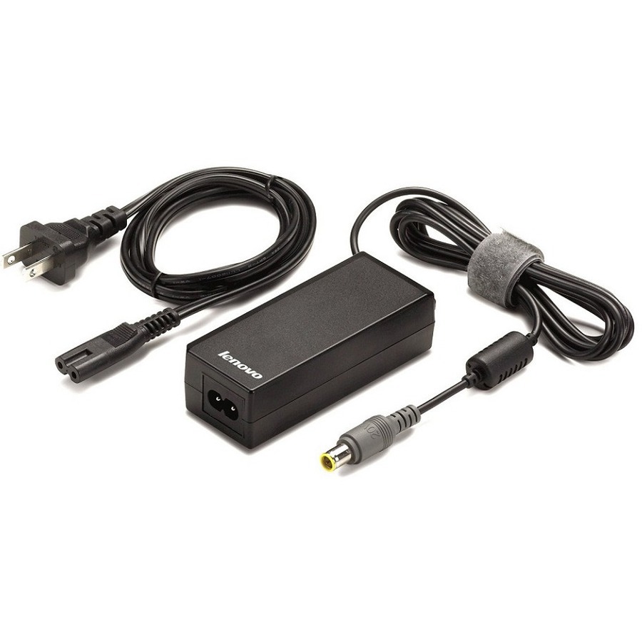 AddOn Lenovo 40Y7696 Compatible 65W 20V at 3.25A Black 7.9 mm x 6.0 mm Laptop Power Adapter and Cable