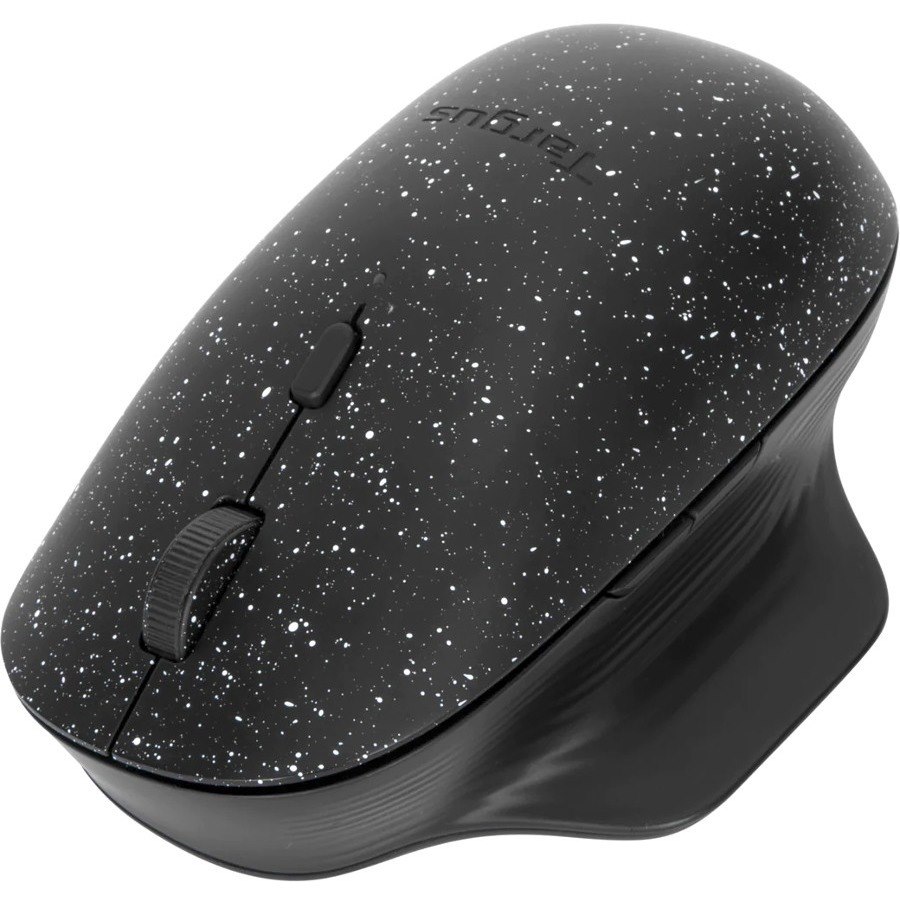 Targus ErgoFlip AMB586GL Mid Size Mouse - Bluetooth - BlueTrace - 6 Button(s) - Black