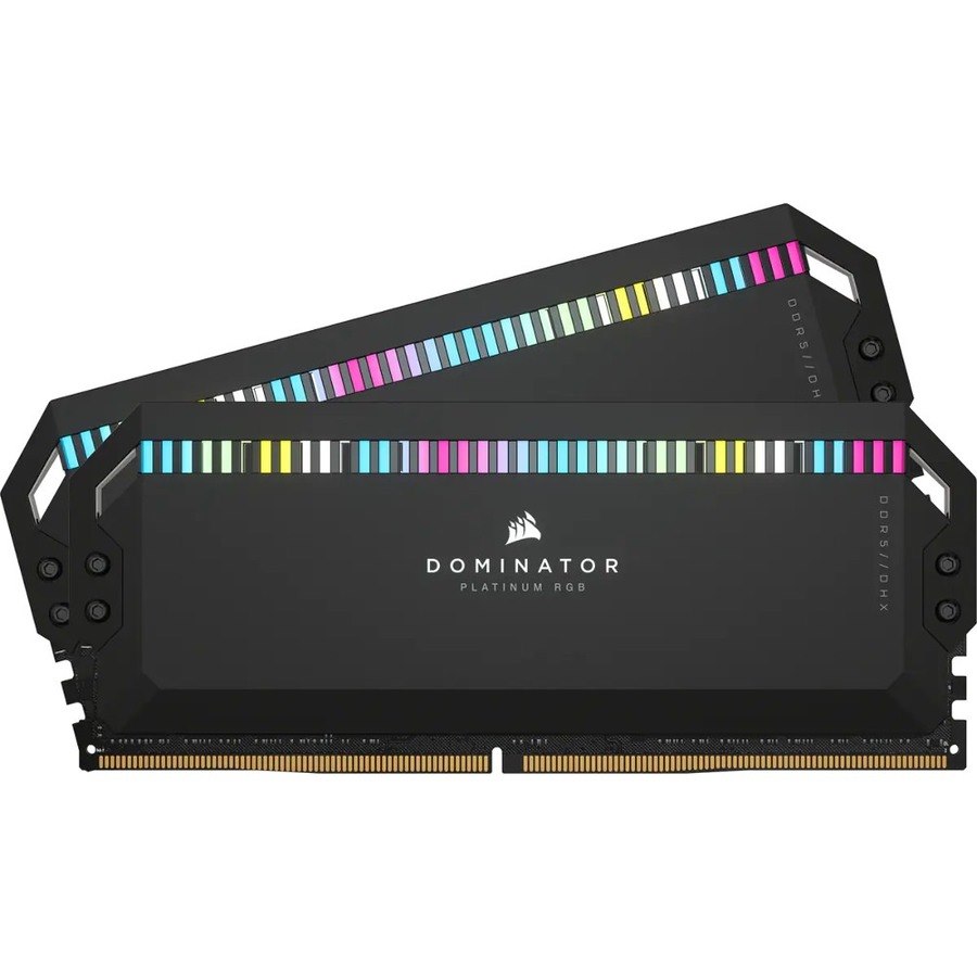 Corsair Dominator Platinum RGB RAM Module for Motherboard, Desktop PC - 32 GB (2 X 16GB) - DDR5-6200/PC5-49600 DDR5 SDRAM - 6200 MHz - CL36 - 1.30 V - Retail