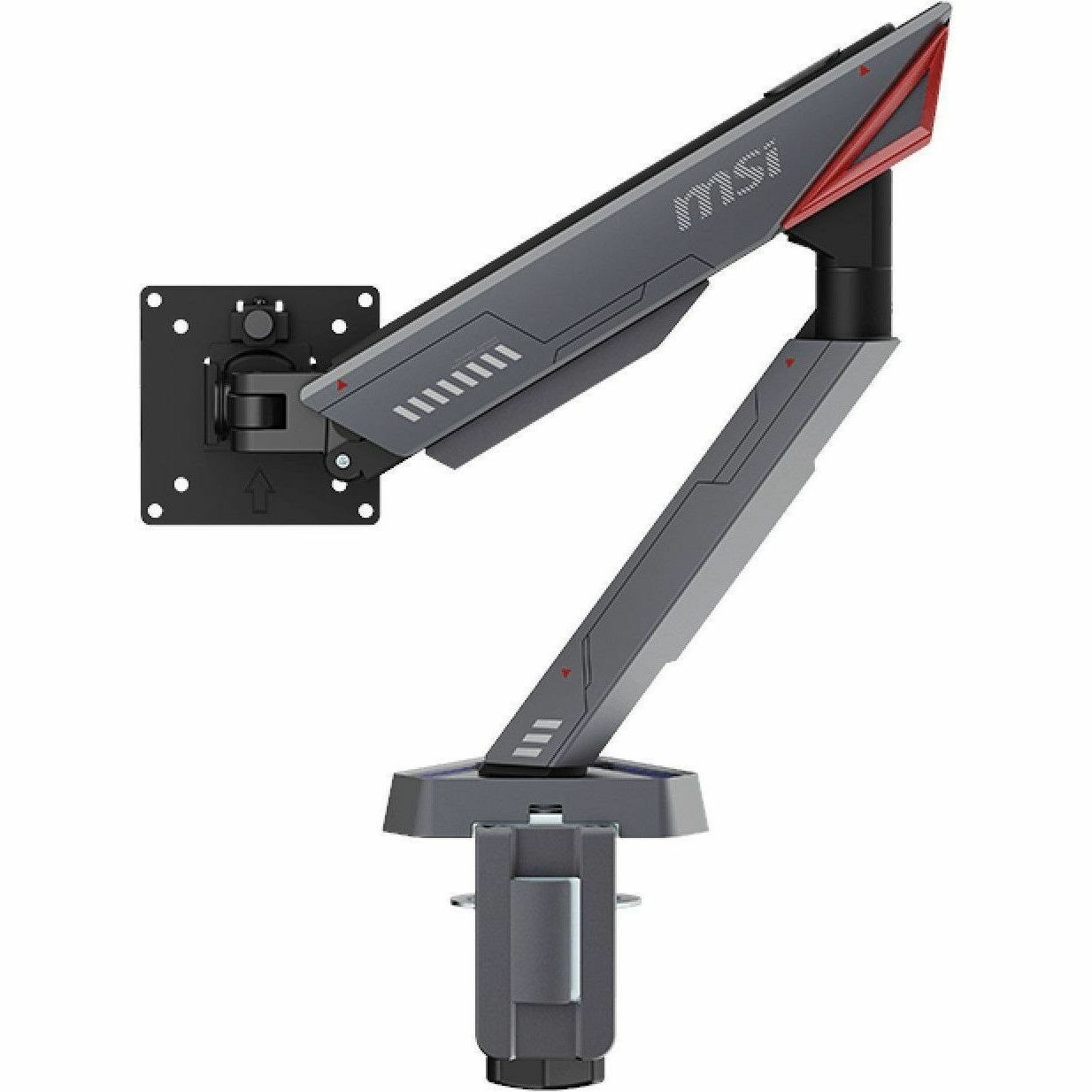 MSI Mounting Arm for Monitor, Flat Panel Display, Curved Screen Display - Matte Black, Painted Gray