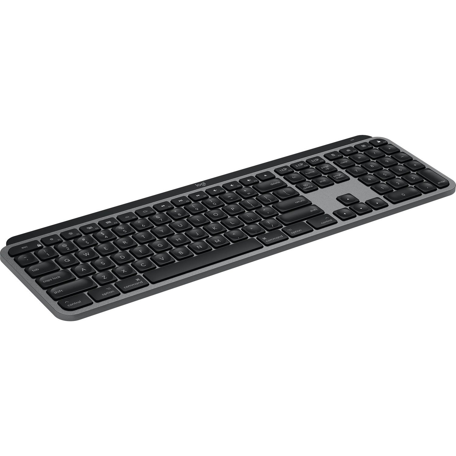 Logitech MX Keys for Mac Keyboard - Wireless Connectivity - USB Interface - Dutch - QWERTZ Layout - Space Gray