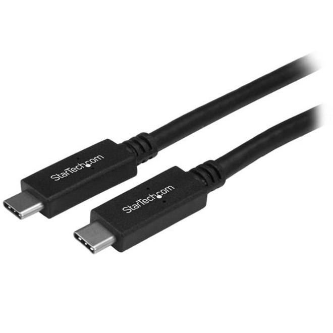 StarTech.com 1m 3 ft USB C to USB C Cable - M/M - USB 3.0 (5Gbps) - USB Type C Cable - USB C Charging Cable