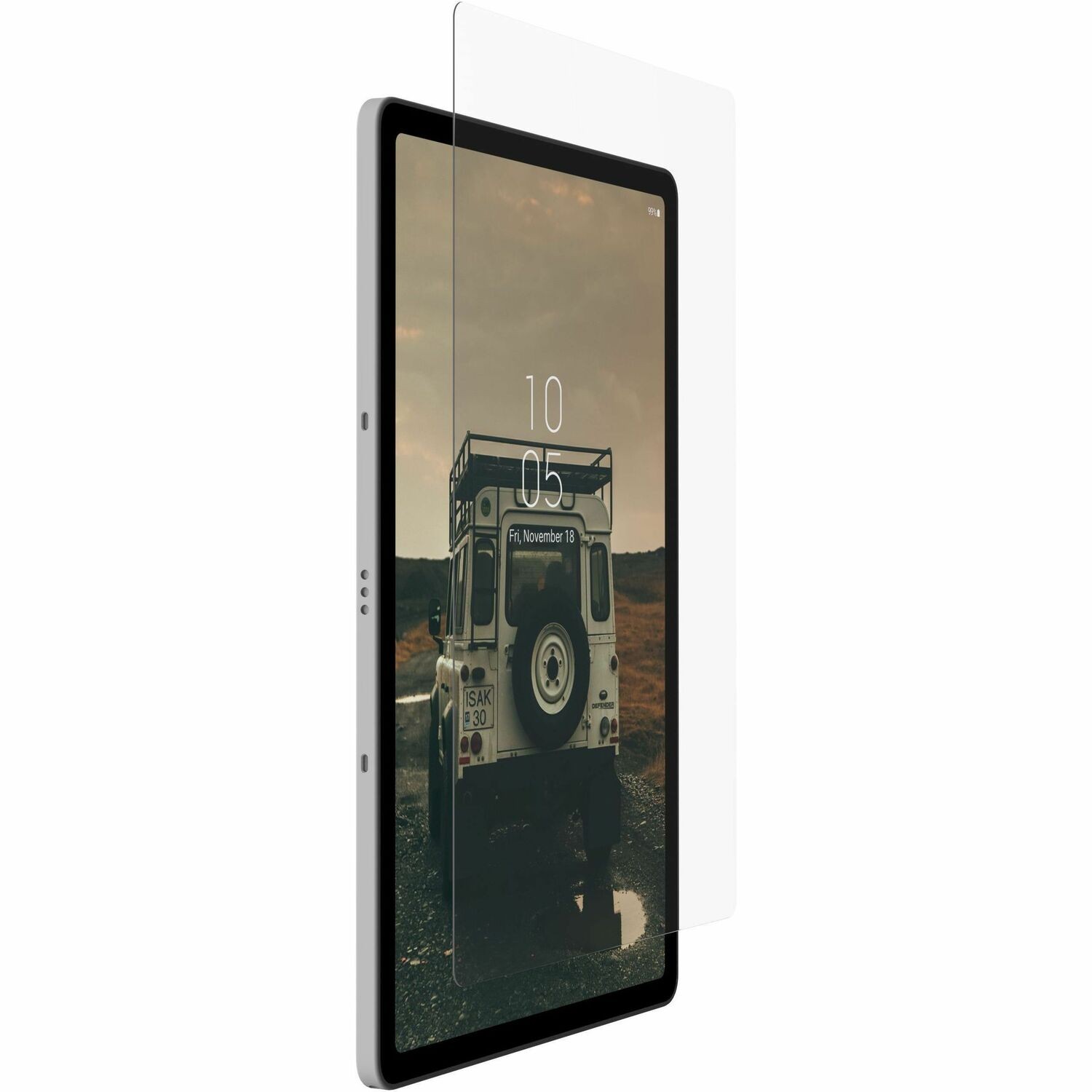 Urban Armor Gear Glass 9H Gehard glas Schermbescherming voor Galaxy Tab A9+ - Transparant