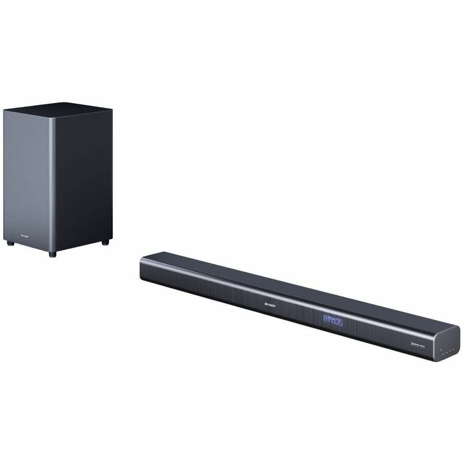 Sharp 3.1 Bluetooth Sound Bar Speaker - 440 W RMS - Matt Black