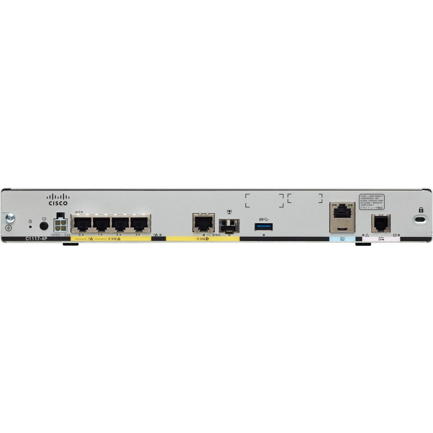 Cisco C1117-4PWZ Wi-Fi 5 IEEE 802.11ac ADSL2, VDSL2+ Modem/Wireless Router - Refurbished