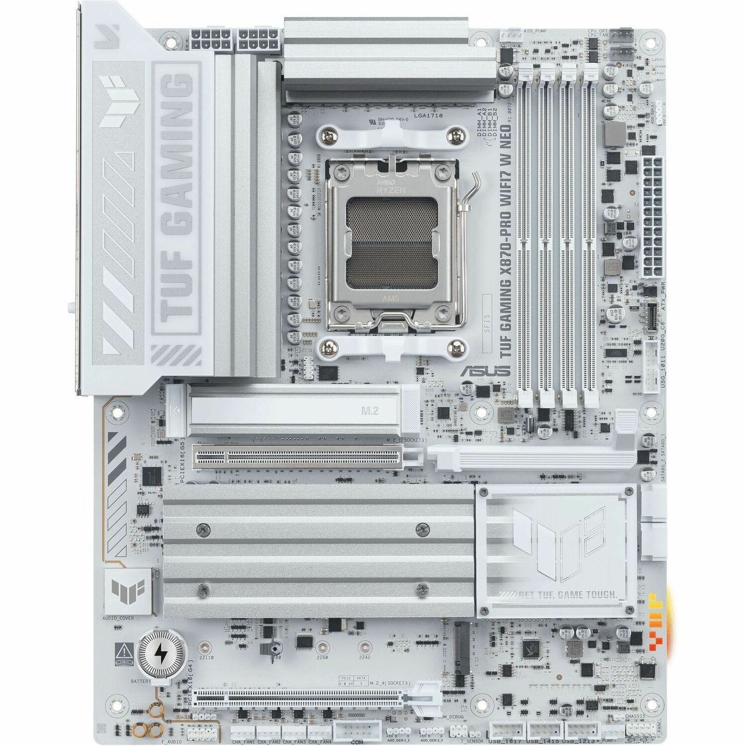 ASUS AMD TUF GAMING X870-PRO WIFI7 W NEO, AM5,X870,4DDR5 256GB,PCIe5.0,M.2x4,WiFi7,BT5.4,5GbE,USB4x2,HDMI,ATX,3yr wty