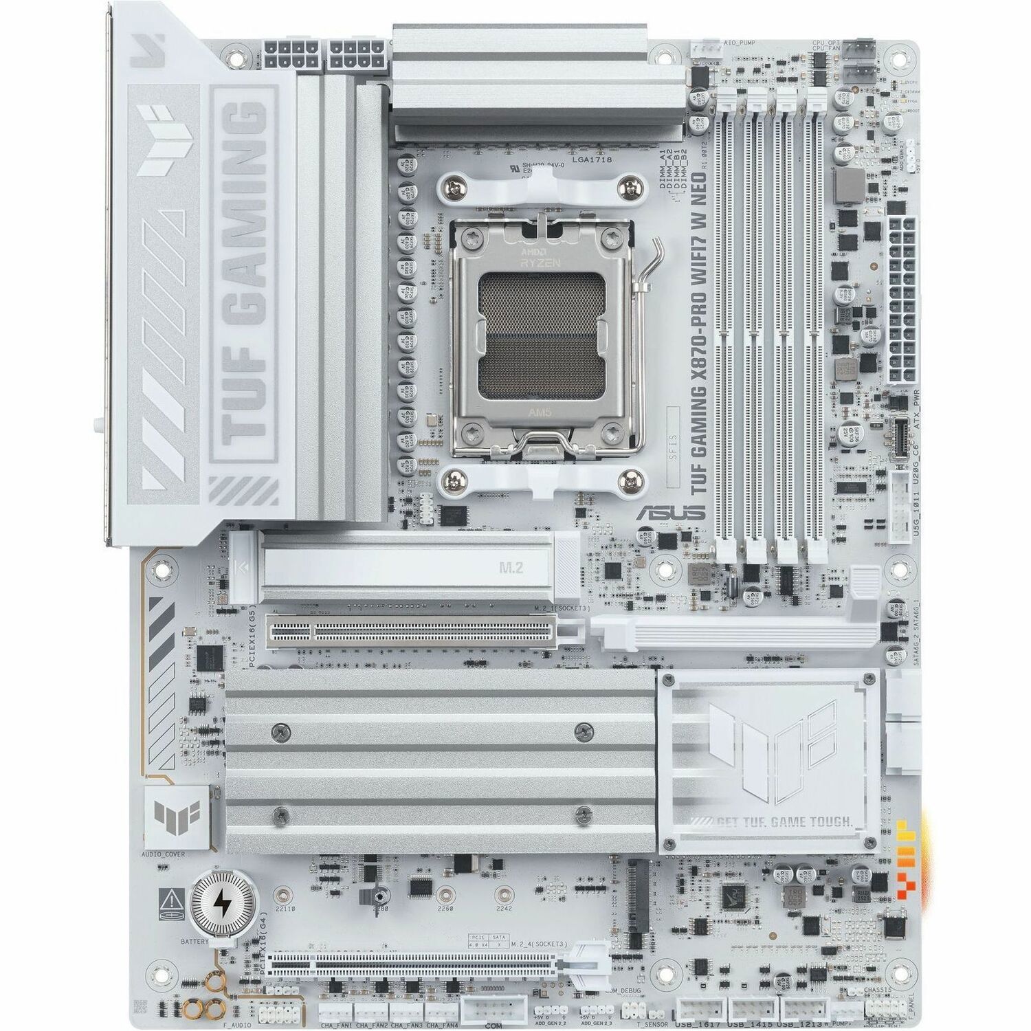 Asus Amd Tuf Gaming X870-Pro Wifi7 W Neo, Am5,X870,4Ddr5 256GB,PCIe5.0,M.2x4,WiFi7,BT5.4,5GbE,USB4x2,HDMI,ATX,3yr WTY