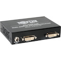 Eaton Tripp Lite Series 2-Port DVI over Cat5/6 Splitter/Extender, Box-Style Transmitter for Video, Dual-Display DVI-D, 200 ft. (60 m), TAA