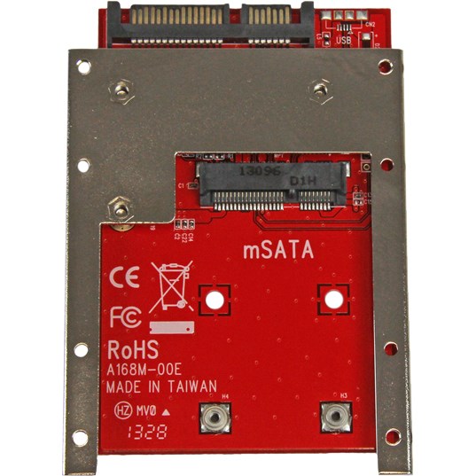 StarTech.com mSATA SSD to 2.5in SATA Adapter Converter