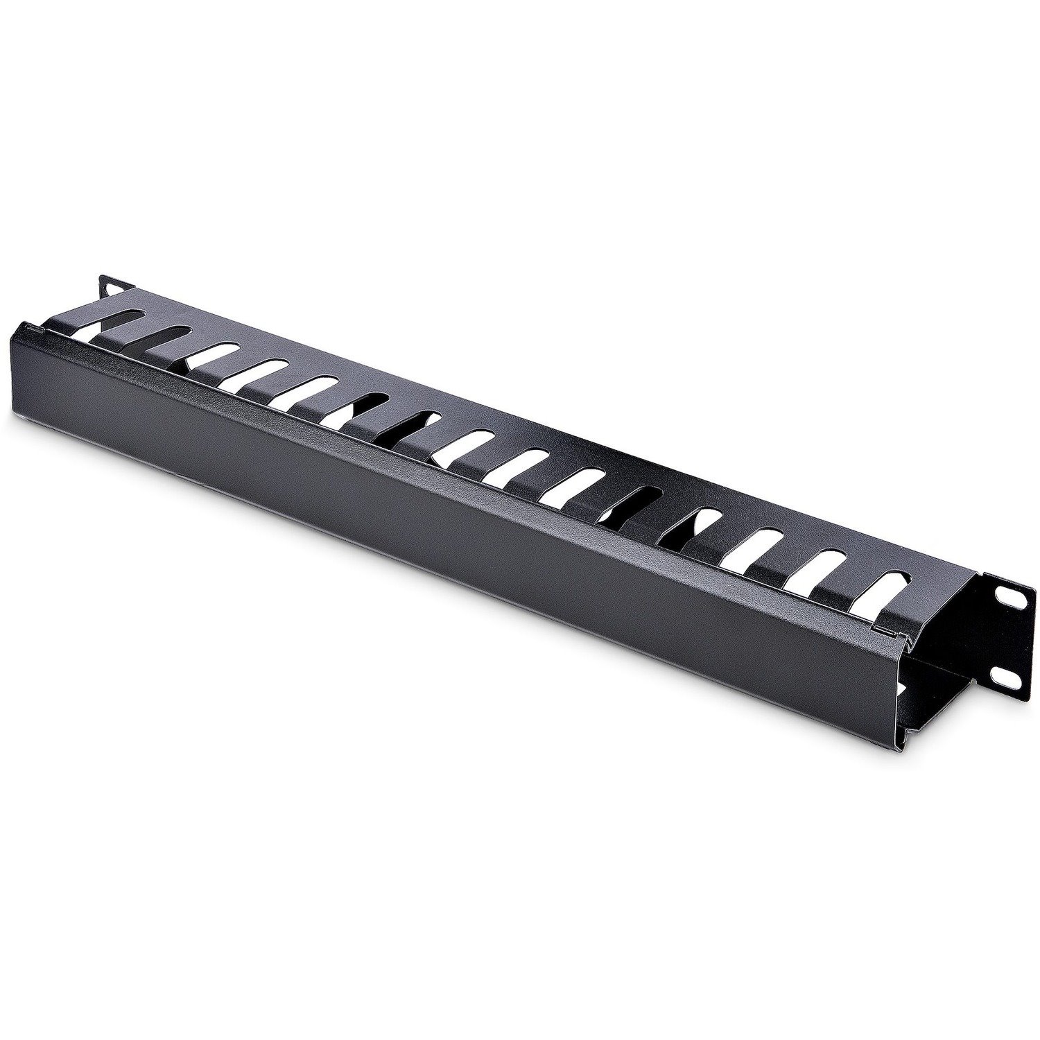 StarTech.com 1 HE 19" Rangierpanel / Kabelordner Kabelmanagement mit Abdeckung