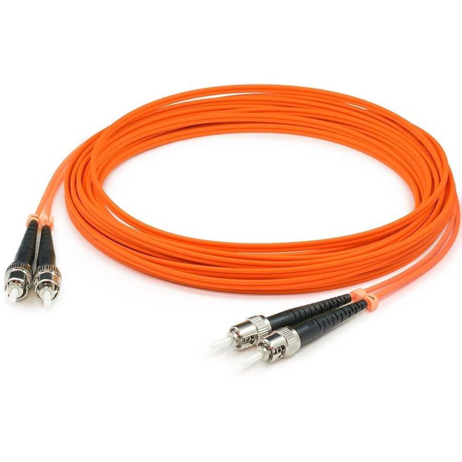 AddOn 3m ST (Male) to ST (Male) Orange OM1 Duplex Fiber OFNR (Riser-Rated) Patch Cable