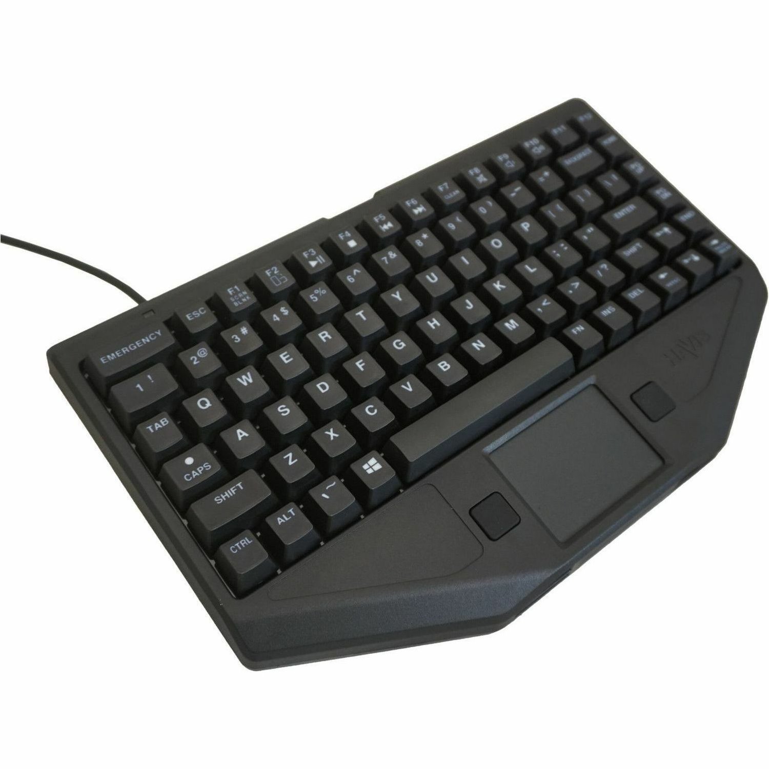 Havis Rugged Chiclet Style Keyboard with Emergency Key