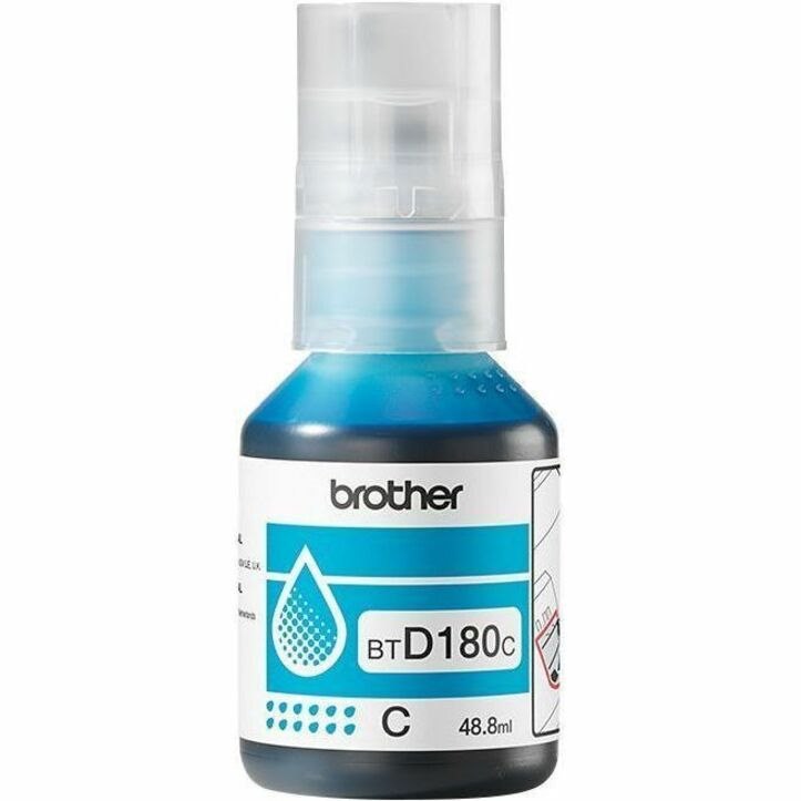 Brother BTD180C Navulinktfles - Cyaan - Inkjet