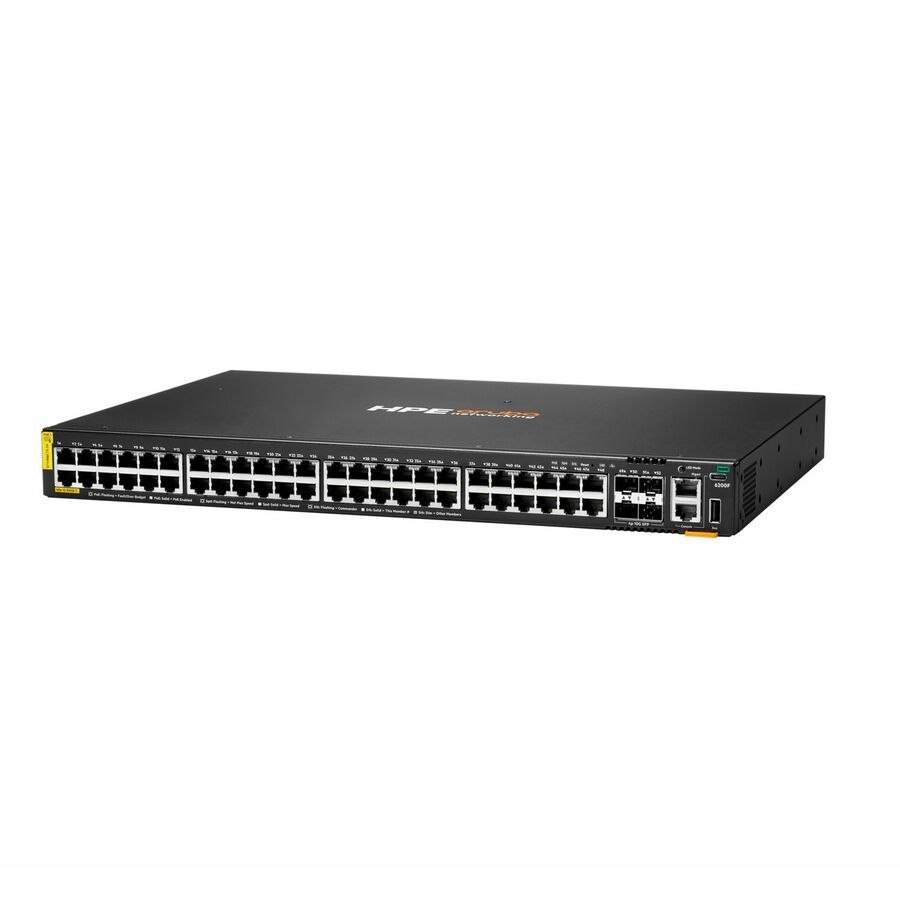 HPE CX 6200F 48G Class 4 PoE 4SFP+ 370W Switch