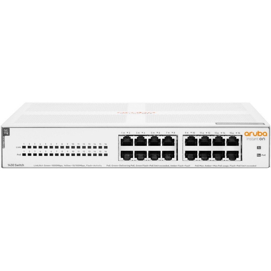 HPE Instant On 1430 8 Ports Ethernet Switch - Gigabit Ethernet - 10/100/1000Base-T