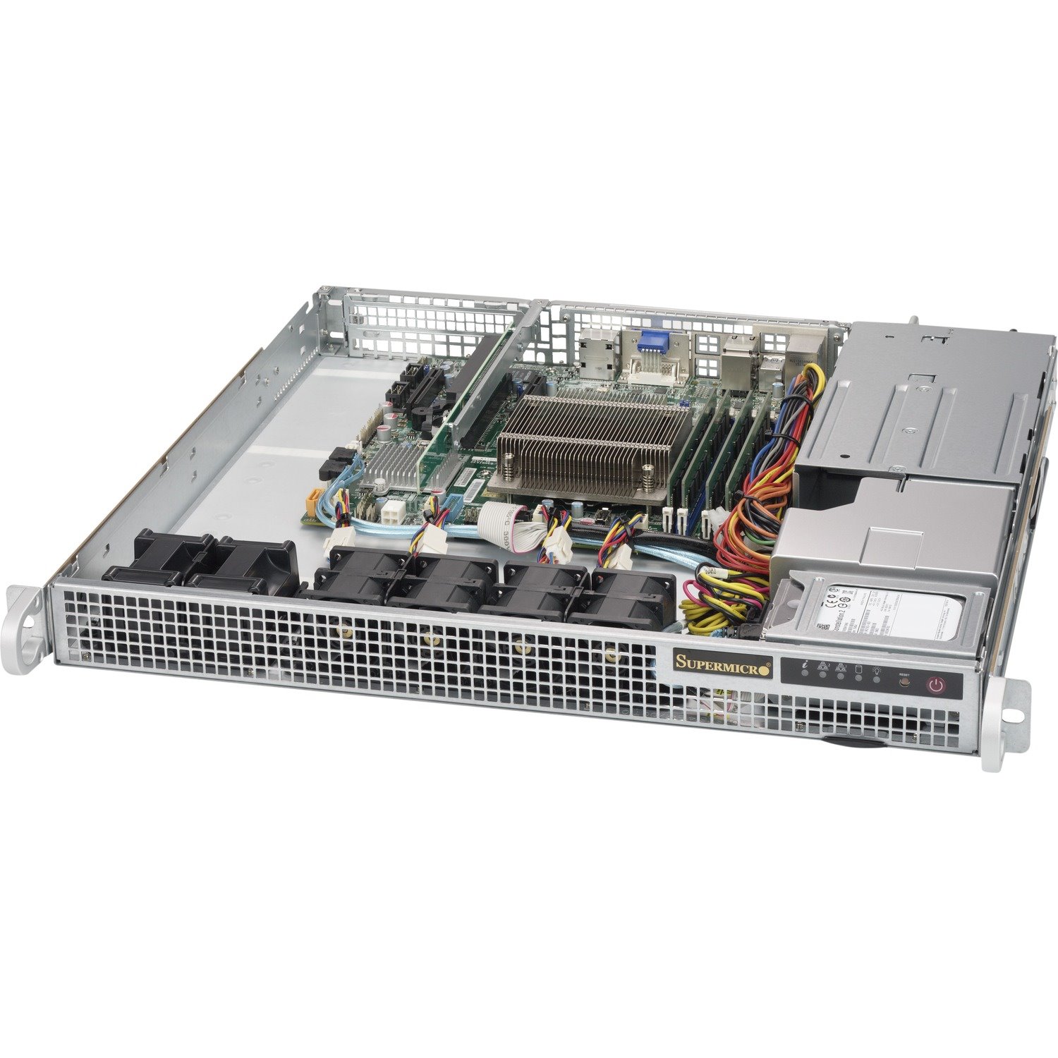 Supermicro SuperServer 1019S-M2 Server Barebone System - 1U Rack-mountable - Socket H4 LGA-1151 - 1 x Processor Support