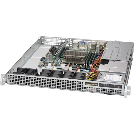 Supermicro SuperServer 1019S-M2 Server Barebone System - 1U Rack-mountable - Socket H4 LGA-1151 - 1 x Processor Support