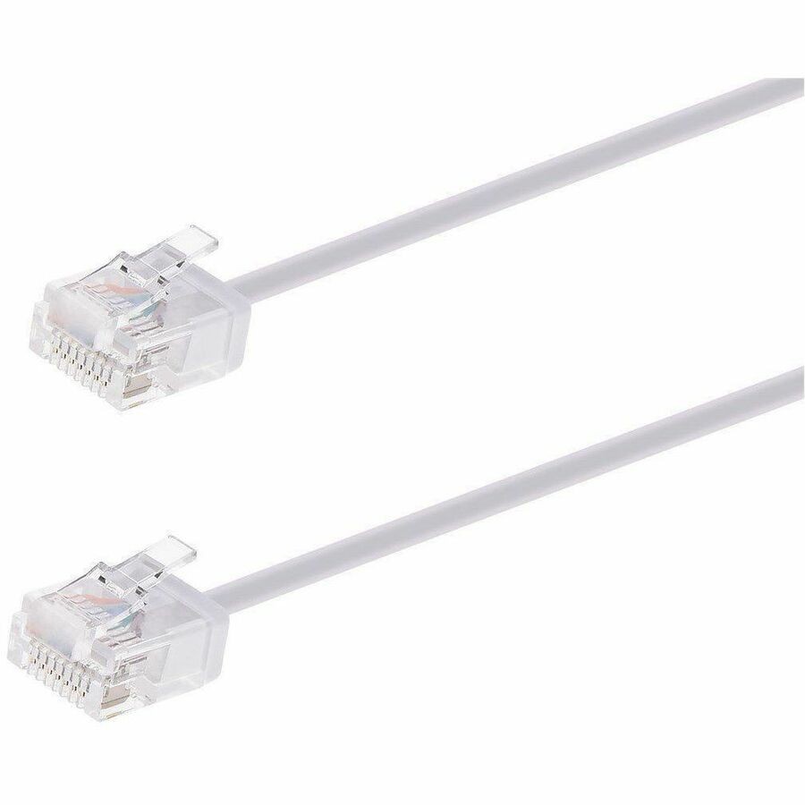 Monoprice Micro SlimRun Cat6 Ethernet Patch Cable - Stranded 550MHz Utp Pure Bare Copper W