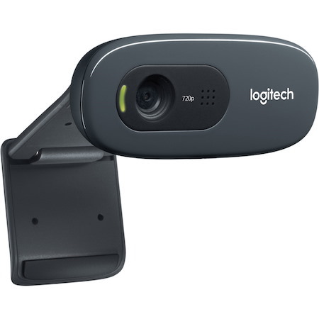 Logitech C270 HD Webcam with noise-reducing mics for video calls