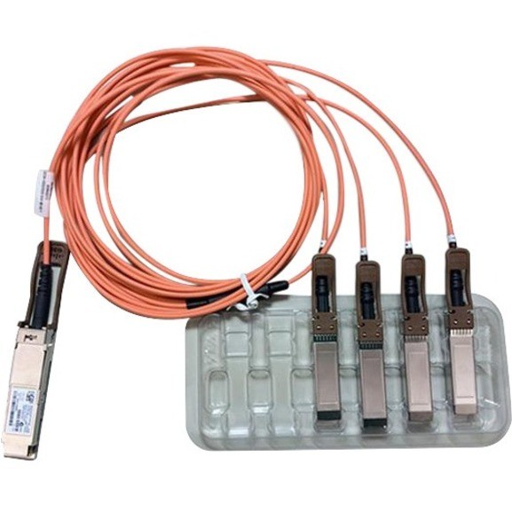 Axiom 40GBASE-AOC QSFP+ to 4 SFP+ Active Optical Cable Cisco Compatible, 3m