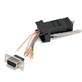 StarTech.com DB9 to RJ45 Modular Serial Adapter - Black