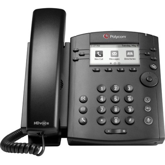 Poly VVX 311 IP Phone - Corded - Desktop - Black