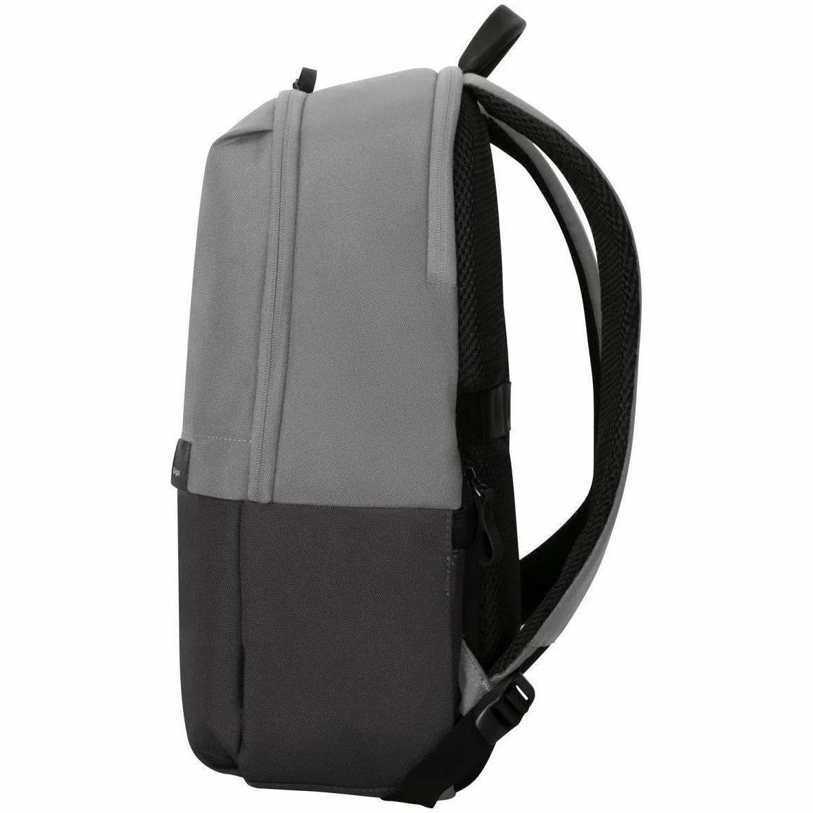 Targus Sagano EcoSmart TBB635GL Draagtas/-koffer (Backpack) voor 40,6 cm (16") Notebook - Zwart/Grijs