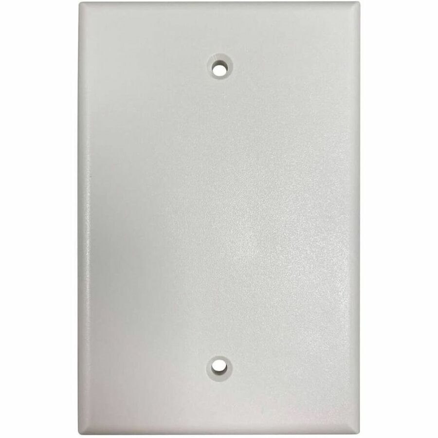 Eaton Tripp Lite Series Safe-IT Blank Wall Plate, Antibacterial, Ivory Matte, TAA