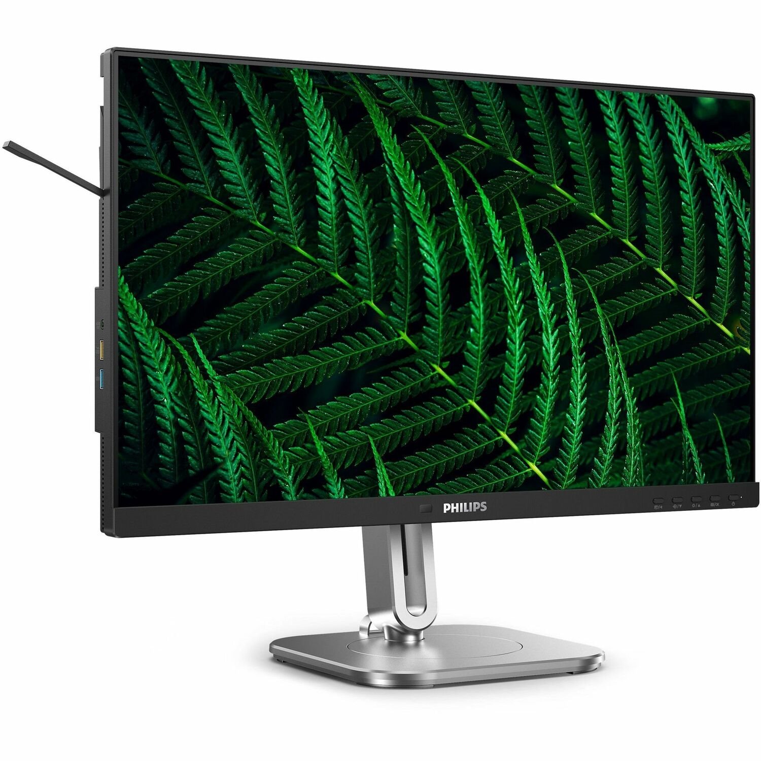 Philips 24B2G5200 24" Class Full HD LED Monitor - 16:9 - Textured Charcoal