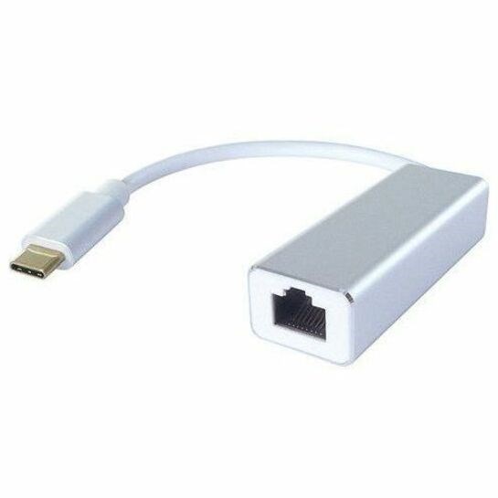 ConnektGear Gigabit Ethernet Adapter for Notebook, Smartphone, Tablet - 10/100/1000Base-T - Portable - White, Aluminum Silver