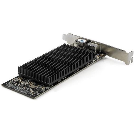 StarTech.com Dual Port 10G PCIe Network Adapter Card - Tehuti TN4010 10GBASE-T PCI Express 10GbE Multi Gigabit Ethernet 5 Speed NIC 2port