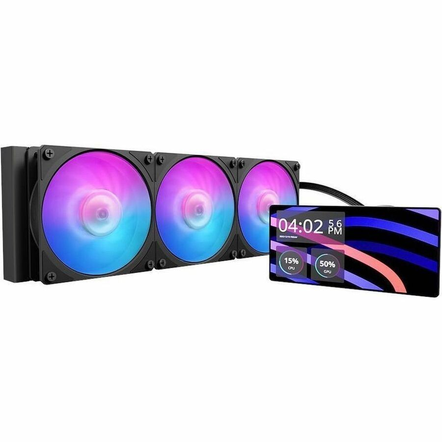 Cooler Master Masterliquid Core LCD 6 240 Aio Liquid Cpu Cooler, 6 LCD Display,