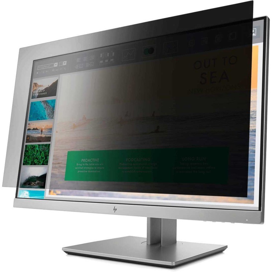 Targus 4Vu AST051GLZ Silicone Anti-glare Privacy Screen Filter for HP - Clear - TAA Compliant