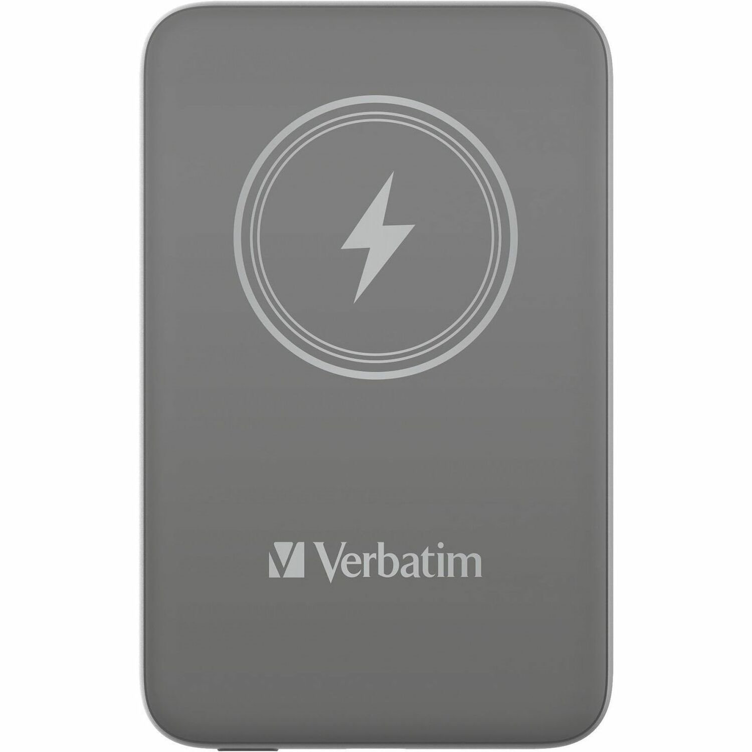 Verbatim Charge 'n' Go Magnetic Wireless Power Bank 10000 mAh - Grey