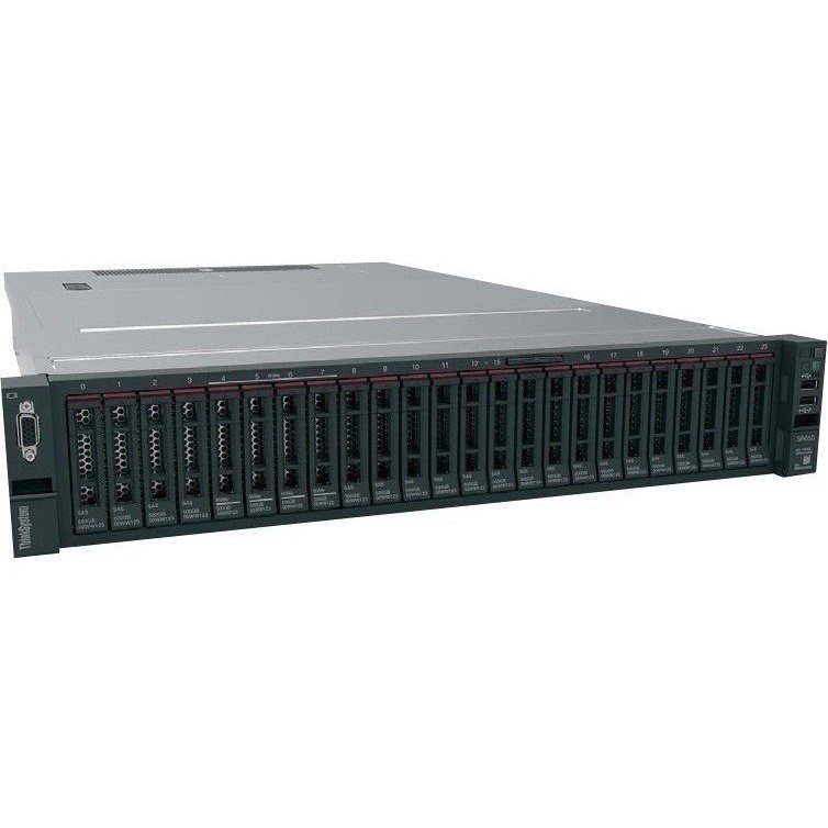 Lenovo ThinkSystem SR650 7X06A0NFNA 2U Rack Server - 1 x Intel Xeon Silver 4208 2.10 GHz - 32 GB RAM - 12Gb/s SAS, Serial ATA/600 Controller