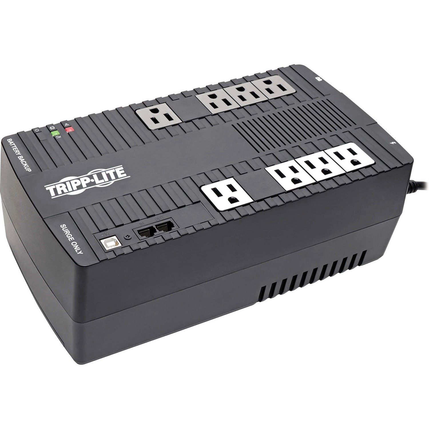 Tripp Lite by Eaton 550VA 300W Line-Interactive UPS - 8 NEMA 5-15R Outlets, AVR, 120V, 50/60 Hz, USB, Desktop/Wall Mount