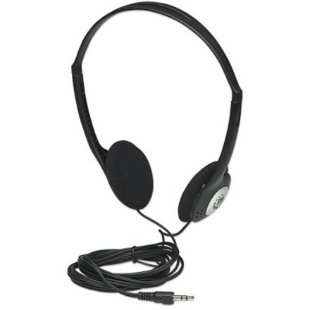 Manhattan Lightweight Stereo Headphones with Cushioned Earpads