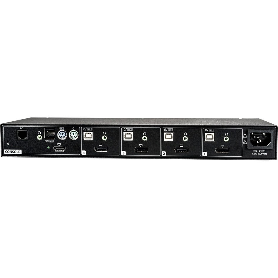 Vertiv Cybex SC840D Secure KVM | Single Head | 4 Port | DP 1.2 | NIAP| 4K UHD