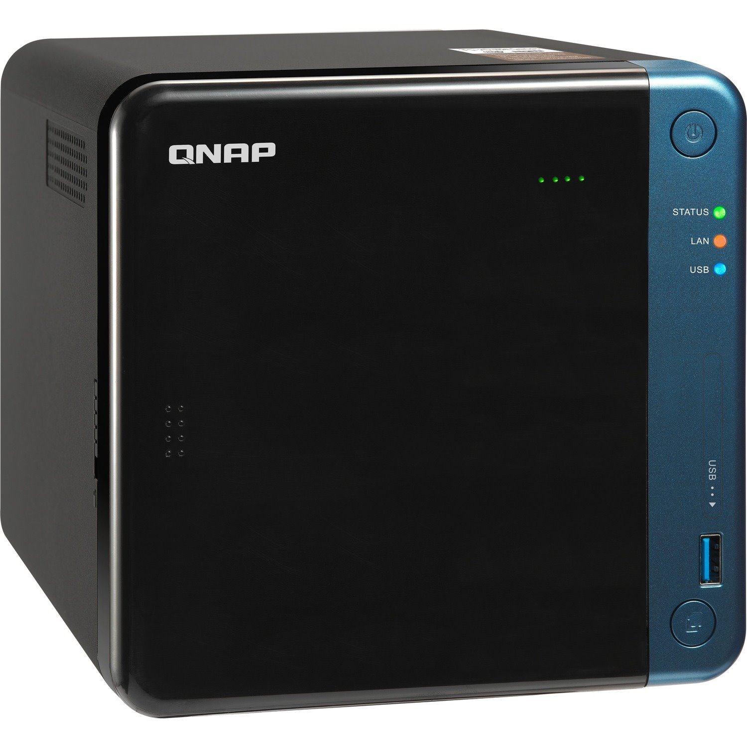 QNAP Turbo NAS TS-453Be 4 x Total Bays SAN/NAS Storage System - 32 TB HDD Celeron J3455 Quad-core (4 Core) 1.50 GHz - 4 GB RAM - DDR3L SDRAM Desktop