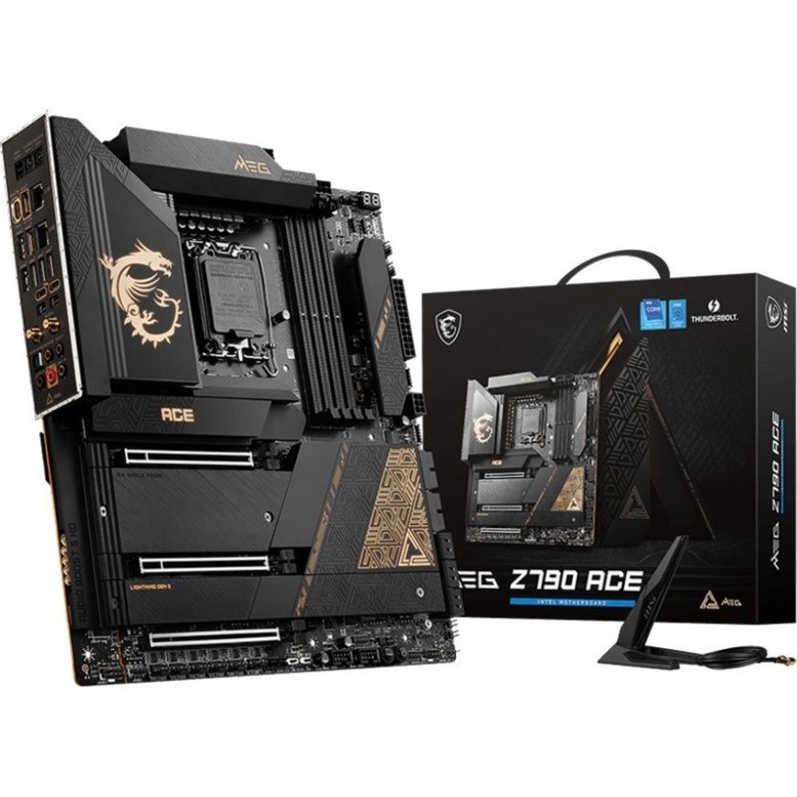 MSI MEG MEG Z790 Ace Gaming Desktop Motherboard - Intel Z790 Chipset - Socket LGA-1700 - Extended ATX