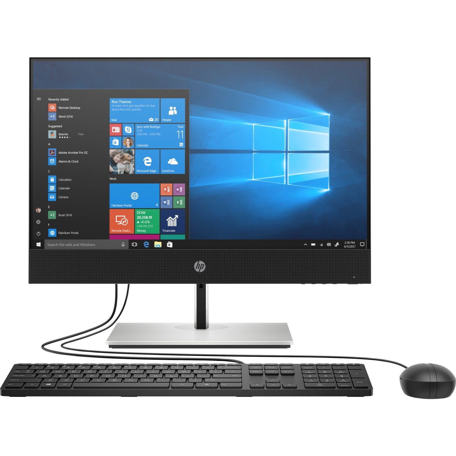 HP Business Desktop ProOne 600 G6 All-in-One Computer - Intel Core i5 10th Gen i5-10500 - 16 GB - 256 GB SSD - 22" Full HD - Desktop