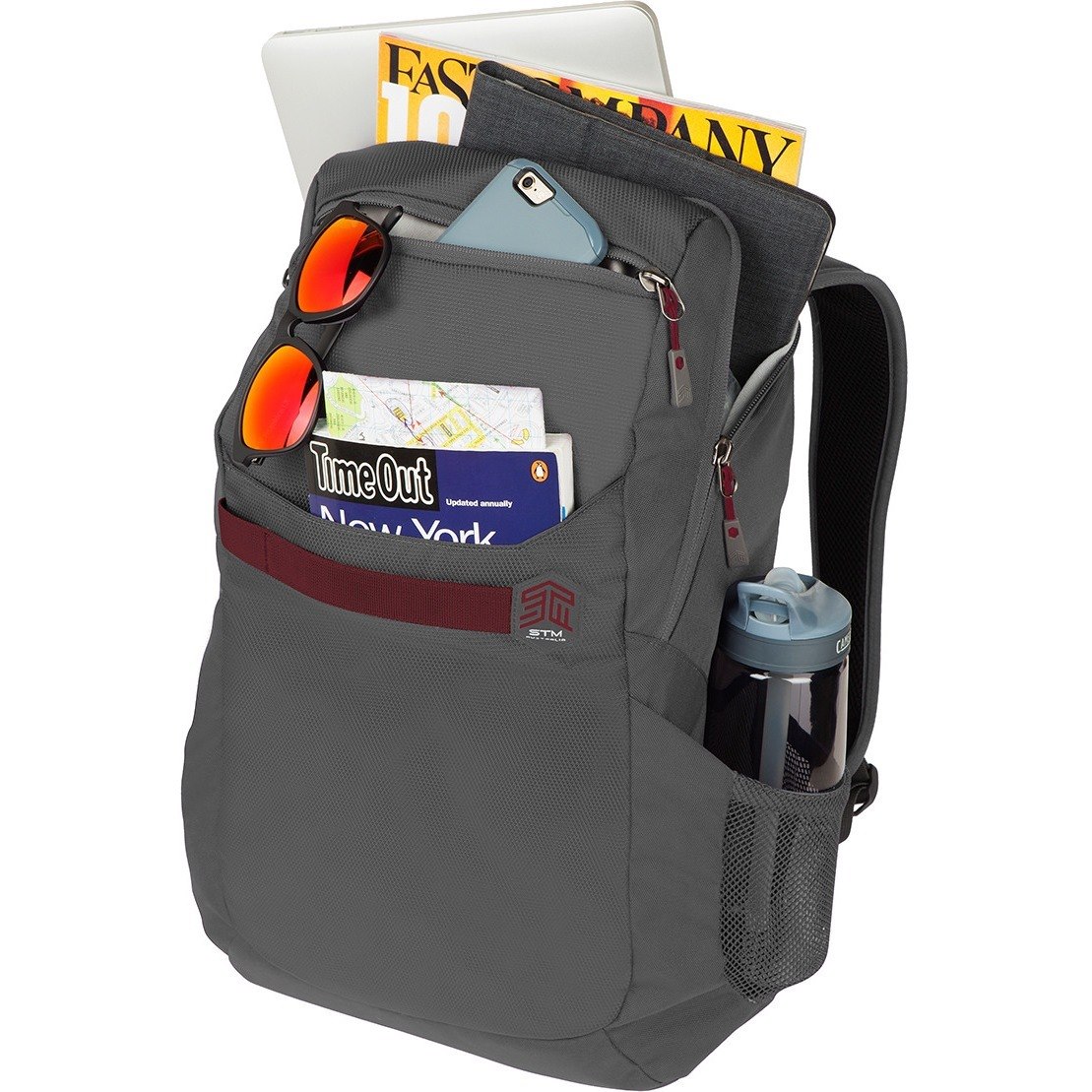 STM Goods Saga Backpack - Fits Up To 15" Laptop - Granite Grey - Retail
