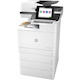 HP LaserJet Enterprise M776 M776z Laser Multifunction Printer-Color-Copier/Fax/Scanner-46 ppm Mono/46 ppm Color Print-1200x1200 dpi Print-Automatic Duplex Print-200000 Pages-2300 sheets Input-Color Flatbed Scanner-600 dpi Optical Scan-Wireless LAN