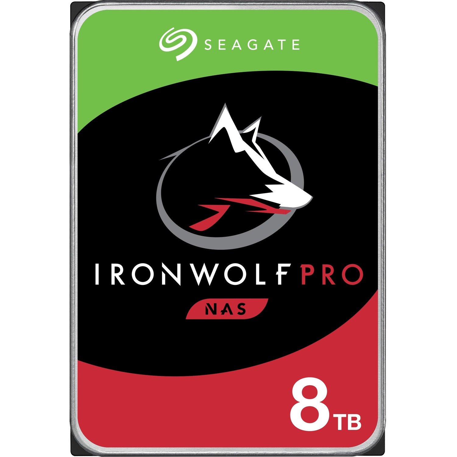 Seagate IronWolf Pro ST8000NE001 8 TB Hard Drive - 3.5" Internal - SATA (SATA/600) - Conventional Magnetic Recording (CMR) Method