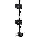 Amer Mounts Clamp Based Hex Monitor Mount for six 15"-24" LCD/LED Flat Panel Screens Vertical Clamp Based Dual Monitor Mount for two 24"-32" LCD/LED Flat Panels