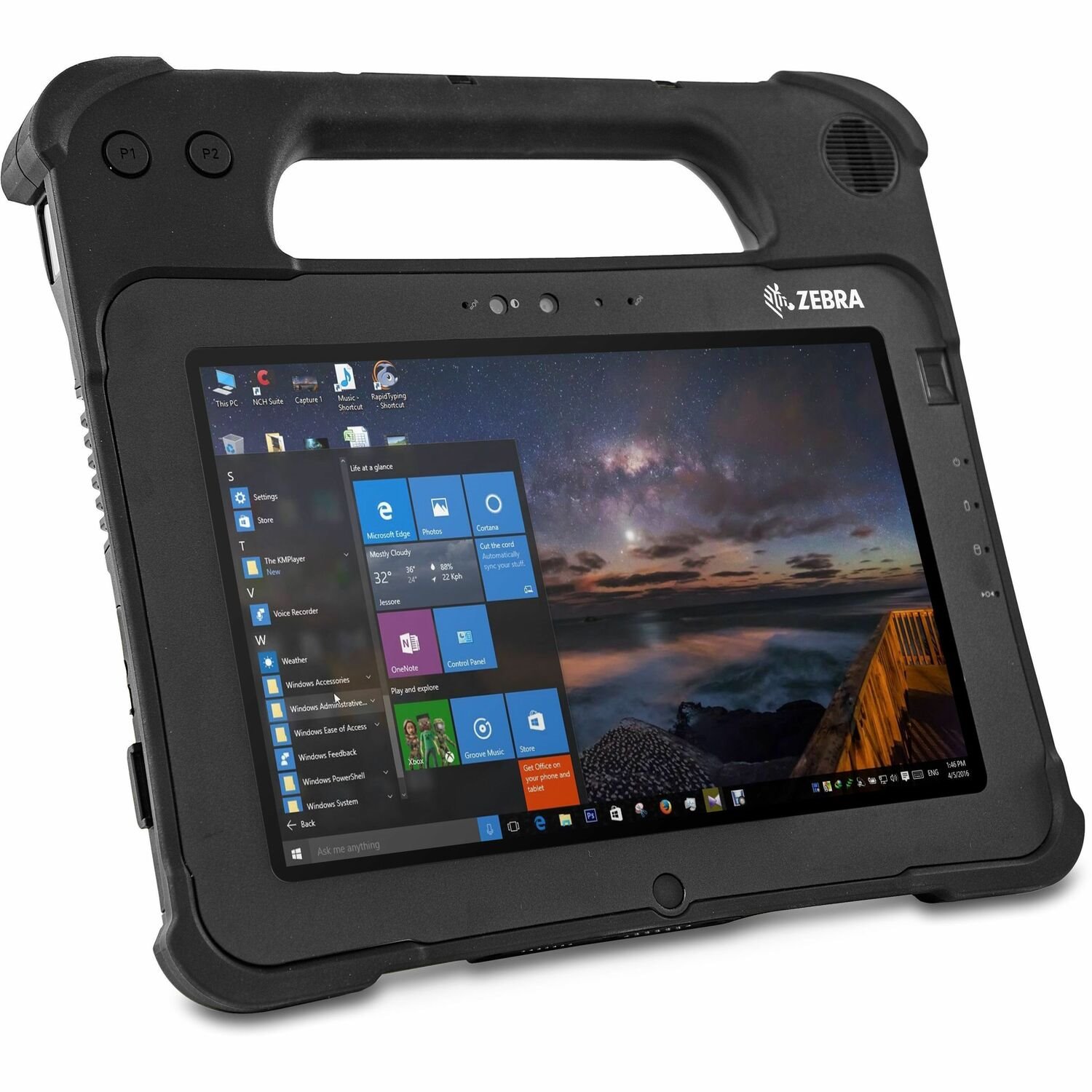 Zebra XPAD L10 Robuust Tablet-pc - 25,7 cm (10,1") WUXGA - Qualcomm Snapdragon 660 - 4 GB - 64 GB SSD - Android 11 - 4G