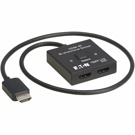 Eaton Tripp Lite Series 2x1 Bi-Directional HDMI Switch - 4K 60 Hz, HDR, HDCP Passthrough