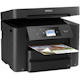 Epson WorkForce Pro WF-4730 Wireless Inkjet Multifunction Printer-Color-Copier/Fax/Scanner-4800x1200 Print-Automatic Duplex Print-30000 Pages Monthly-500 sheets Input-Color Scanner-1200 Optical Scan- Ethernet-Wireless LAN-Apple AirPrint